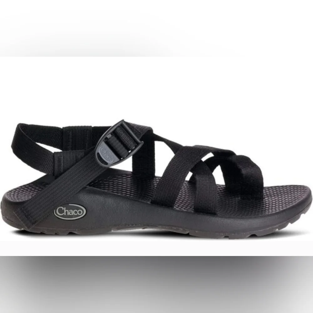 Chaco Z/Cloud 2 Sandals Black with Adjustable Strap Size 7